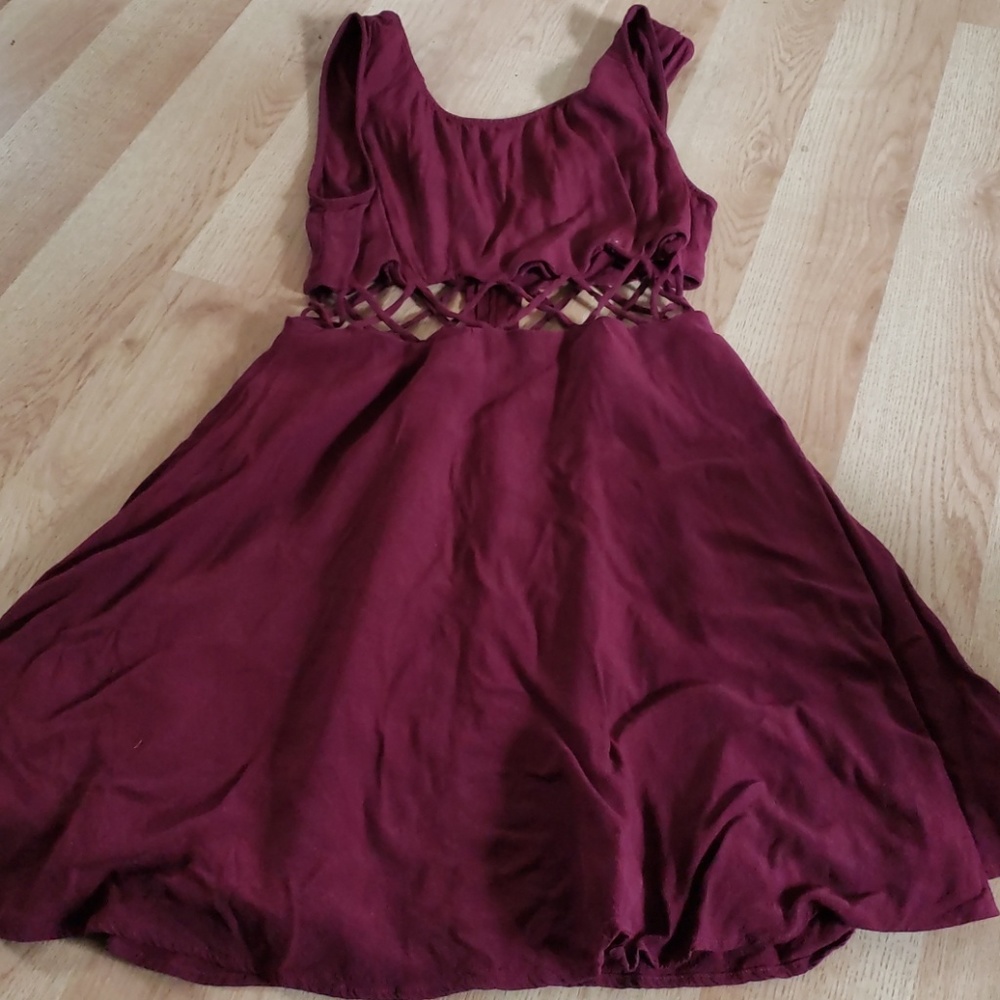 Maroon dress